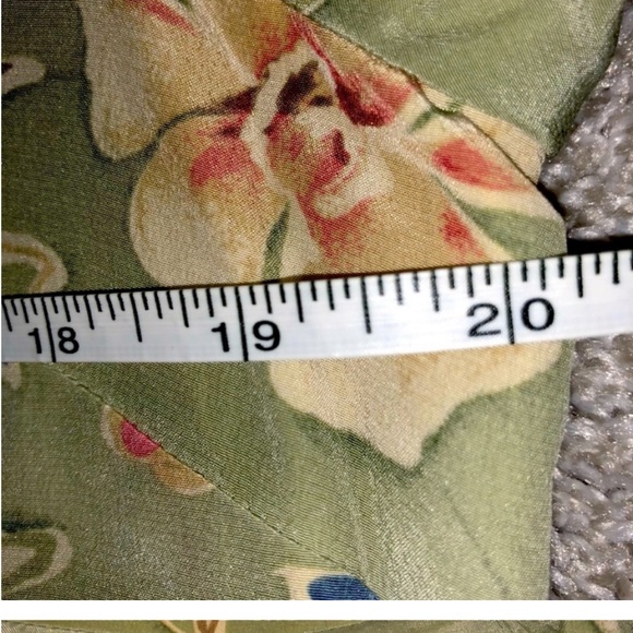 YL by Yair Floral Long Buttons Up Dress Size 10 - Picture 5 of 6